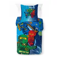   Lego Ninjago Dragon's Rising lenjerie de pat pentru copii și grădiniță 100×135 cm, 40×60 cm