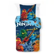   Lego Ninjago Elemental Wonders lenjerie de pat pentru copii, grădiniță 100×135 cm, 40×60 cm