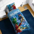 Lego Ninjago Warriors lenjerie de pat pentru copii și grădiniță 100×135 cm, 40×60 cm