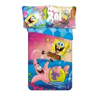   SpongeBob Splash set de lenjerie de pat pentru copii grădiniță 100×135cm, 40×60 cm