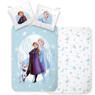   Disney Regatul de gheață Wonderland lenjerie de pat pentru copii, 100×135 cm, 40×60 cm