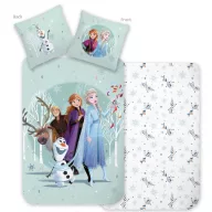   Disney Regatul de gheață Forest Adventure set de lenjerie de pat pentru copii 100×135 cm, 40×60 cm