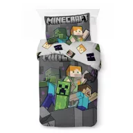   Minecraft Mob Fushion Mayhem lenjerie de pat 140×200 cm, 70×90 cm