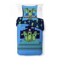   Minecraft Night Schemes lenjerie de pat 140×200 cm, 70×90 cm