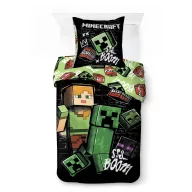   Minecraft Pixel Paradox set lenjerie de pat 140×200 cm, 70×90 cm