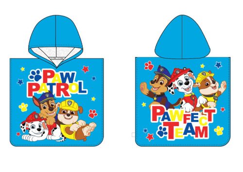 Patrula Cățelușilor Pawfect Team poncho prosop de plajă 50x115 cm