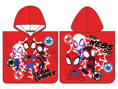 Omul Păianjen Team Spidey poncho prosop de plajă 50x115 cm