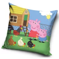   Purcelușa Peppa Feed husa pentru pernă din catifea 40x40 cm