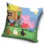 Purcelușa Peppa Feed husa pentru pernă din catifea 40x40 cm