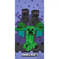 Minecraft Purple prosop de baie, prosop de plajă 70x140cm