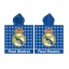 Real Madrid Los Blancos poncho pentru prosop de plajă 55x110 cm (Fast Dry)