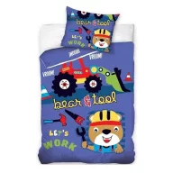   Animale Bear & Tool set lenjerie de pat 160×200cm, 70×80 cm