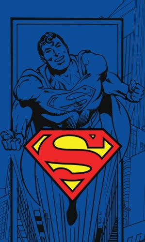 Superman, Prosop de mână, Prosop de față 30x50cm