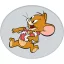 Tom și Jerry pernă de formă, pernă decorativă 35 cm