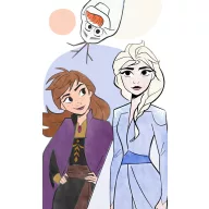   Disney Regatul de gheață Family  prosop de mână, prosop de față, prosop 30x50cm