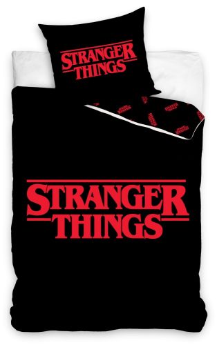 Stranger Things Titel husă de pat 140×200cm, 70×90 cm