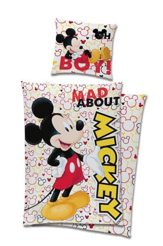 Disney Mickey Mad Lenjerie de pat 140×200cm, 70x90 cm Disney Mickey Mad Lenjerie de pat 140×200cm, 70x90 cm