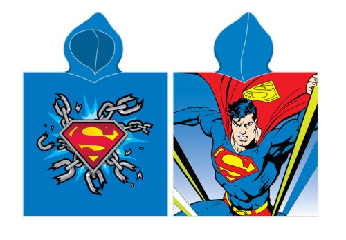 Superman Chain poncho prosop de plajă 55x110 cm