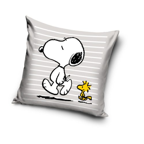 Snoopy Woodstock husă pernă din catifea 40x40 cm