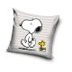 Snoopy Woodstock husă pernă din catifea 40x40 cm