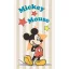 Disney Mickey Star prosop de mână, prosop de față, prosop 30x50 cm