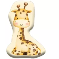 Girafă Yellow pernă decorativă 40x27 cm Catifea