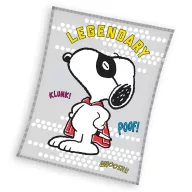 Snoopy Legendary pătură fleece coral 150x200cm
