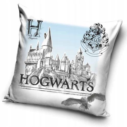 Harry Potter White Hogwarts husă de pernă decorativă 40x40 cm Velur