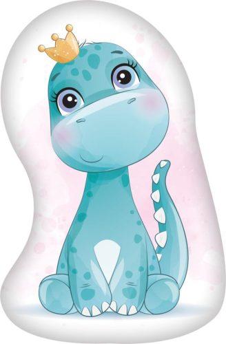 Dinozaur Crown pernă de formă, pernă decorativă 40x27 cm
