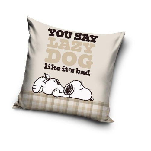 Snoopy Lazy Dog husă de pernă 40x40 cm