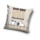 Snoopy Lazy Dog husă de pernă 40x40 cm