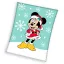 Disney Minnie  Snow Pătură din fleece coral de Crăciun 130x160cm