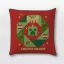 Minecraft Creeper Holiday Husă de pernă decorativă de Crăciun 40x40 cm Catifea