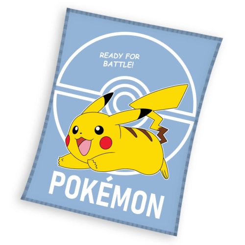 Pokémon Ready for Battle plapumă din flanel polar 110x140cm