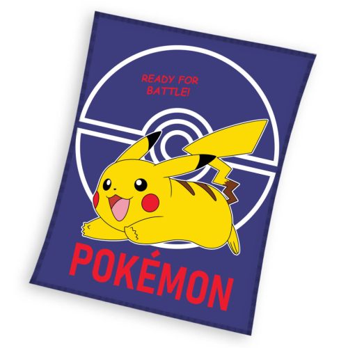 Pokémon Ready for Battle Dark pătură fleece din flanel 110x140cm