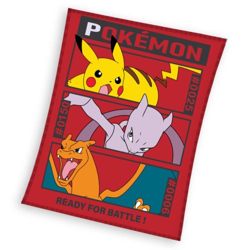 Pokémon Ready pătură polară din flanel 130x160 cm