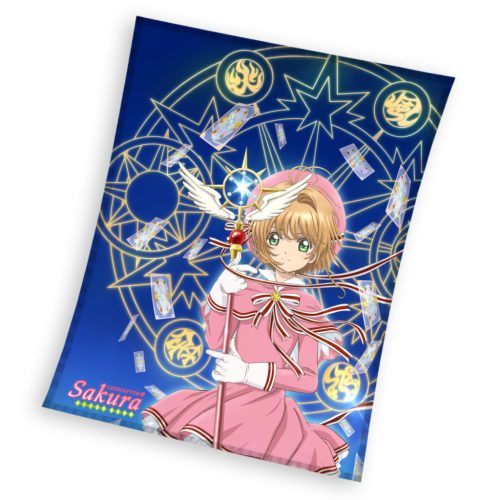 Anime Magic Pătură polară flanel Cardcaptor Sakura 130x160cm