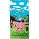 Minecraft Piggy Ride prosop de baie, prosop de plajă 70x140cm