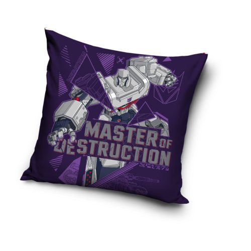 Transformers Master of Destruction husa pernă 40x40 cm Catifea