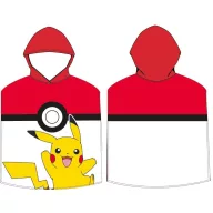 Pokémon Pokeball poncho prosop de plajă 50x115 cm