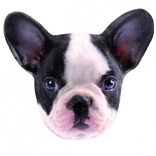 Câine French Bulldog pernă formă, pernă decorativă 37x31 cm