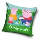 Purcelușa Peppa Picnic Față de pernă 40x40 cm Velur