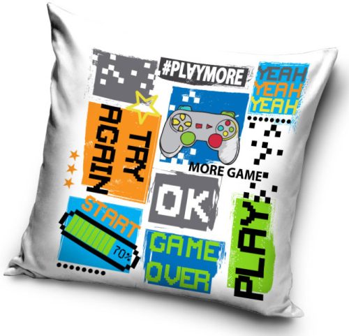 Gamer pernă, pernă decorativă 40x40 cm.