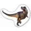 Dinozaur pernă modelată, pernă decorativă 37*28 cm