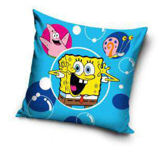 SpongeBob pernă, pernă decorativă 40x40 cm.