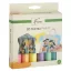 Colorat Nassau Set de vopsele textile 3D cu sclipici, 6 bucăți