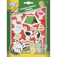 Animale Wildlife set autocolante pentru fereastră