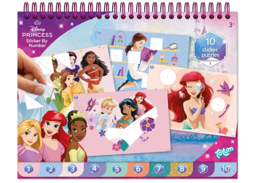 Prințesele Disney Sprinkle Party Set de autocolante puzzle și de colorat