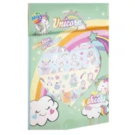 Unicorn Rainbow set de autocolante 4 coli