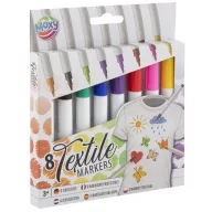 Colorat Moxy set de 8 markere textile